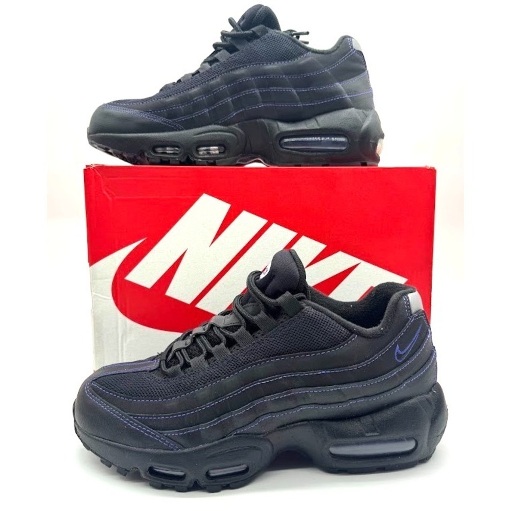 Nike Air Max 95 Recraft LTR GS Black Persian Violet 7Y EU40 HF4053-008 w/Box